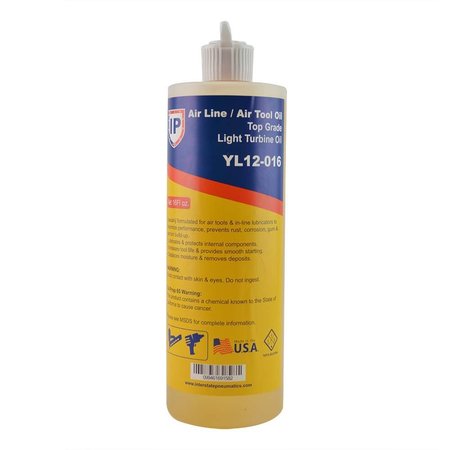 INTERSTATE PNEUMATICS Air Tool Oil (LSC) - Flip Top Lid - 16 oz YL12-016